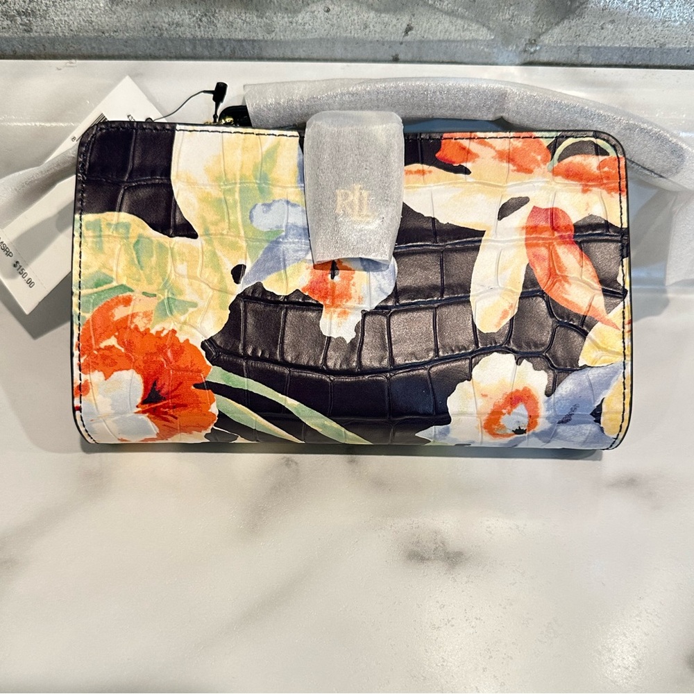 Ralph Lauren Andie floral wallet